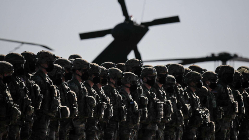 Учения «Железный волк» с участием военных НАТО начались в Литве