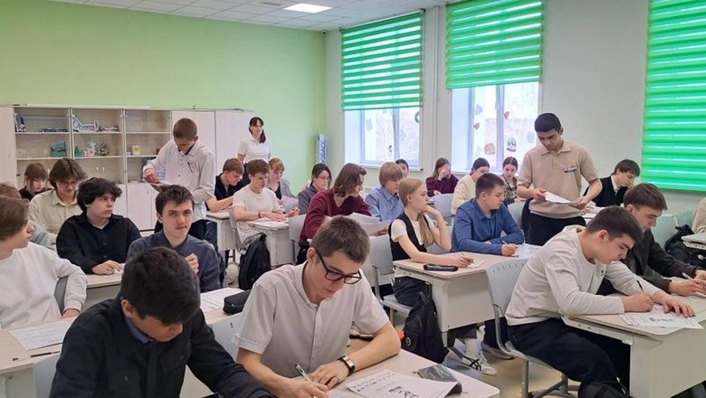 В юргинской школе № 9 провели акцию «Диктант Победы»